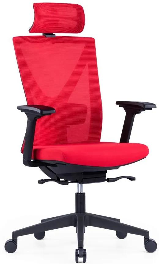 OFFICE MORE -  OFFICE MORE Kancelárska stolička NYON červená