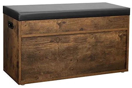 Lavica na topánky, čalúnená, 3 priehradky, 44x80x30cm