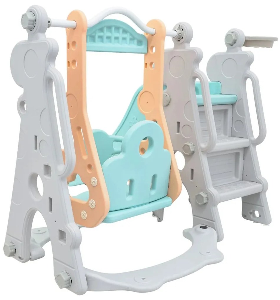 Detské ihrisko 3 v 1 s hojdačkou a šmykľavkou  ZOG.GB-008