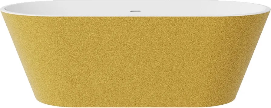 Besco Akrylátová voľne stojaca vaňa Deeva Glam Z 150x75 (160x75, 170x80, 180x80) BESCO-Typ výpuste: Click-Clack so štrbinovým prepadom, chróm, BESCO-…