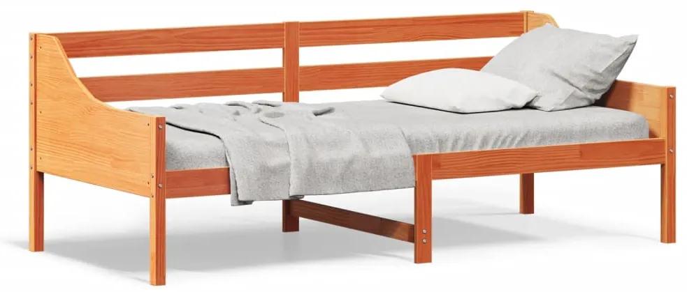 Denná posteľ voskovo hnedá 100x200 cm borovicový masív 842837