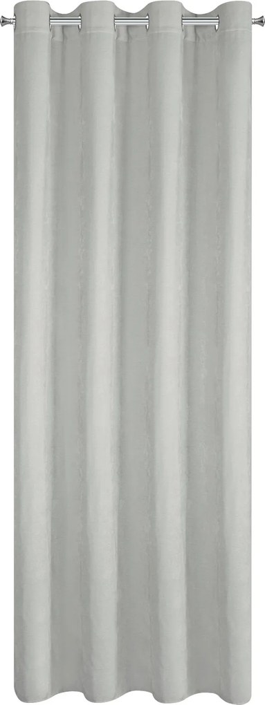 ZÁVES NA KRÚŽKOCH VANI 140X250 CM STRIEBORNÁ