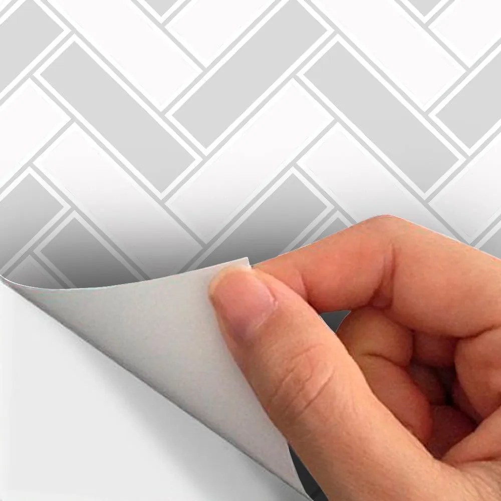 Sada 9 dekoratívnych samolepiek na stenu Ambiance Finnish, 15 × 15 cm