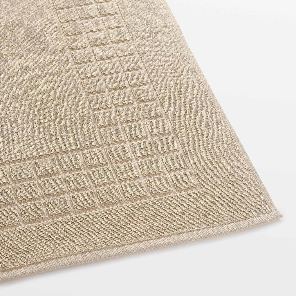 Goldea kúpeľňová froté predložka mozaika – béžová 50 x 70 cm