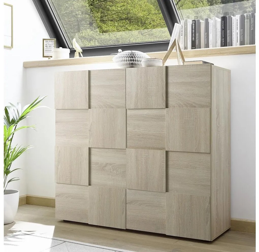 Komoda SERIAN, dub Sonoma