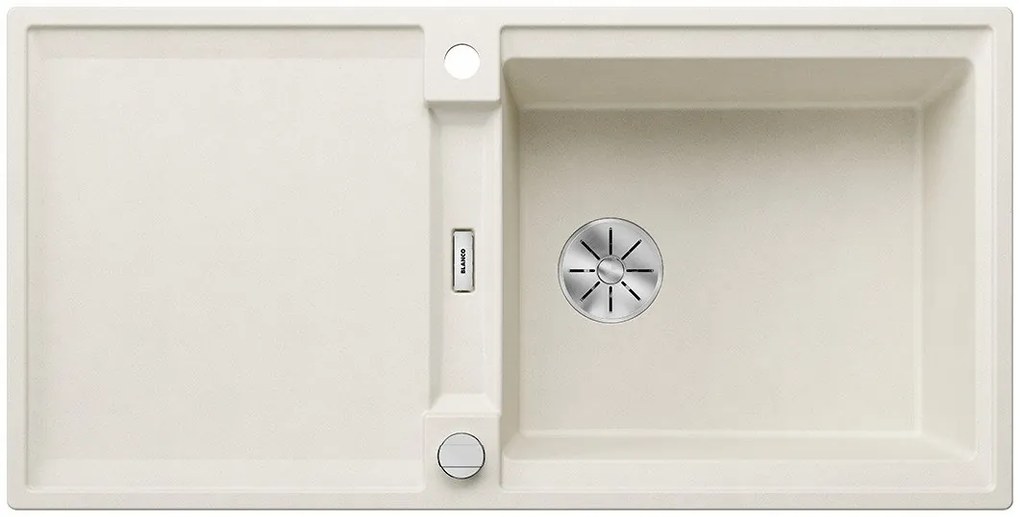 Blanco Adira XL 6 S, silgranitový drez 1000x500x200 mm, 1-komorový, biela soft, BLA-527622