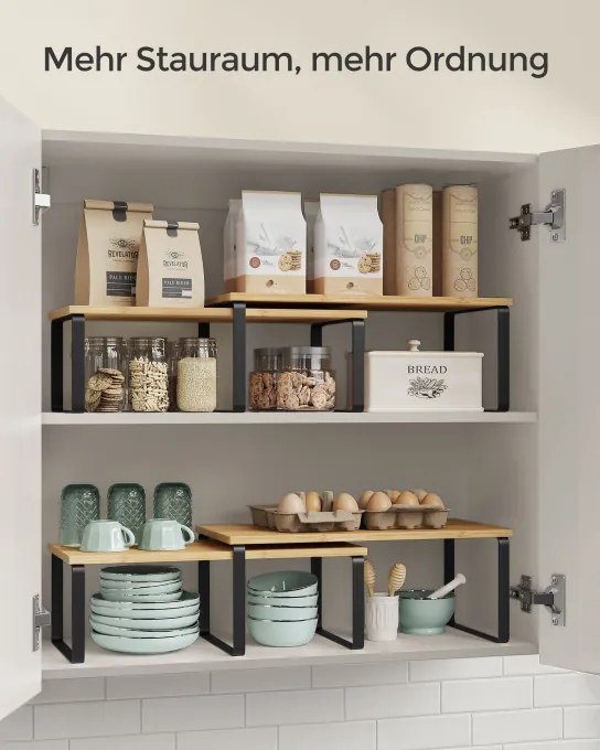 Set 4 kuchynských políc KCS210B01