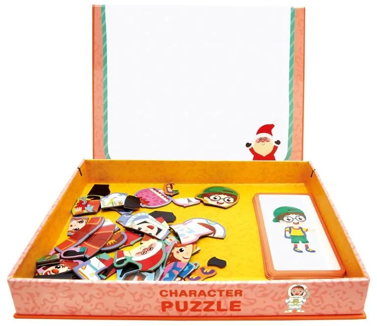 Bino magnetické puzzle Postavičky