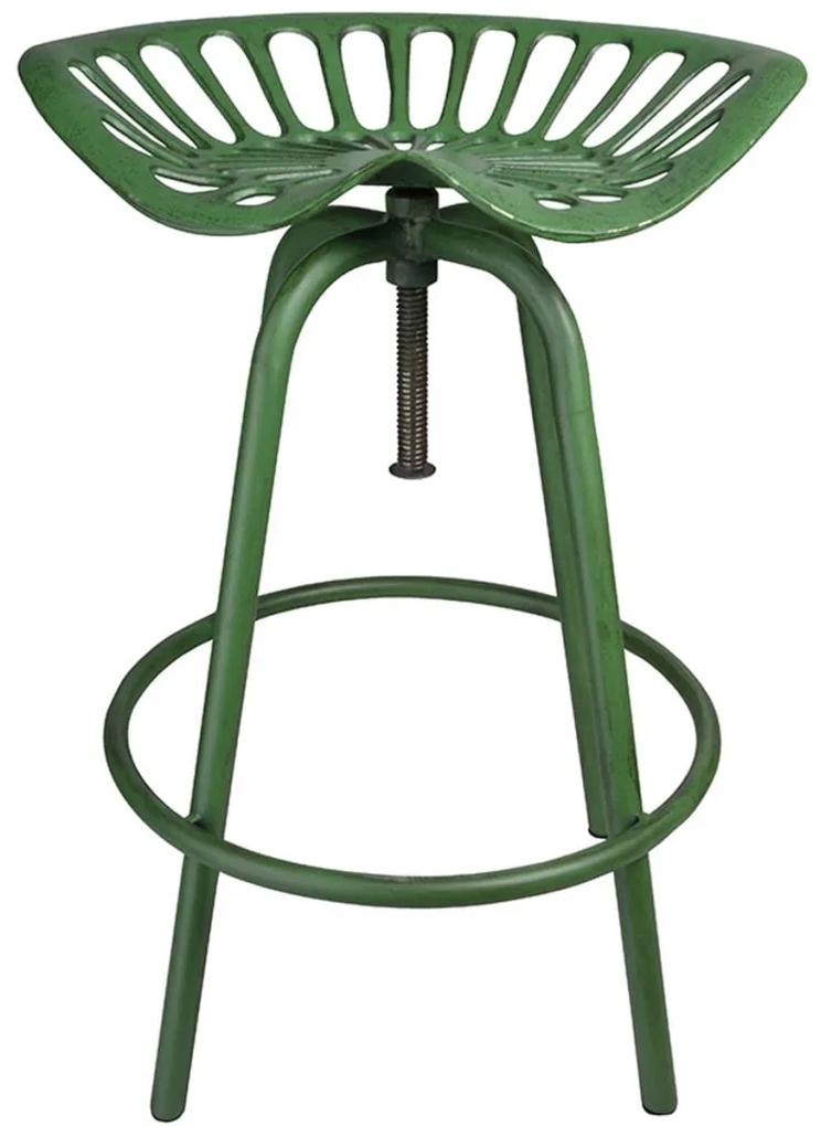 Esschert Design Barová stolička "Tractor", zelená, IH023