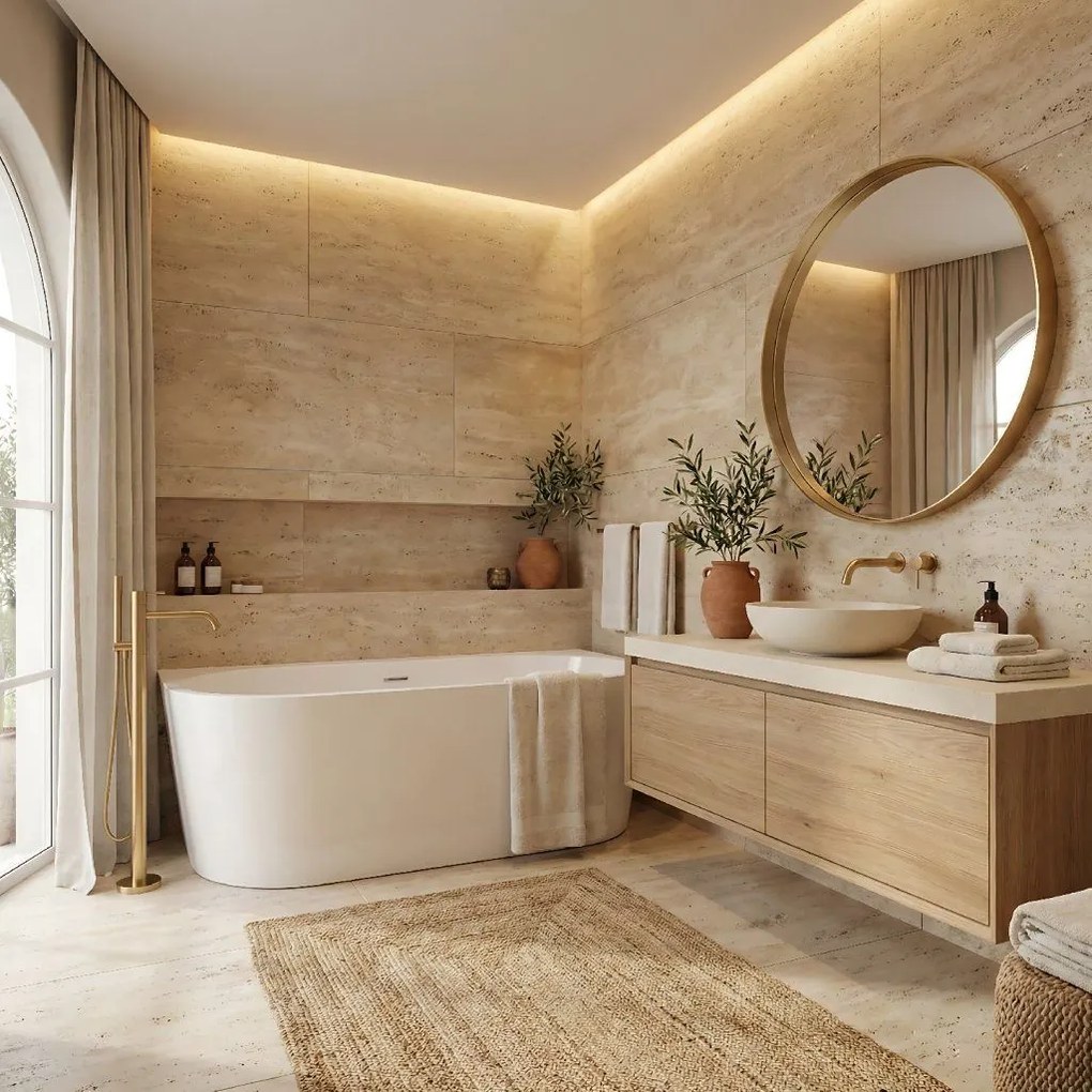 Rea Rea, OLIMPIA Nástenná akrylátová vaňa 150cm, KPL-W7634