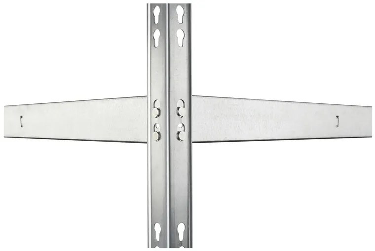 Parkside® Rohový regál so 4 policami Rivet, 180 x 70 x 70 x 40 cm (100373576)