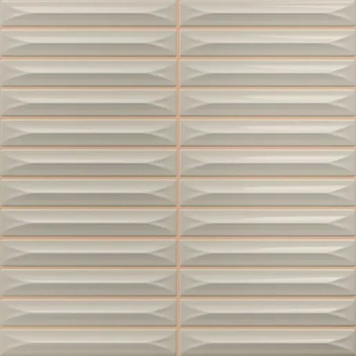 Obklad Vilar Albaro Arrow greige 20x20 cm reliéfna ARROW151GRE
