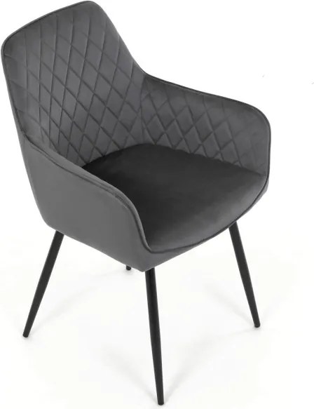 Jedálenská stolička sivá DCH-215 GREY4