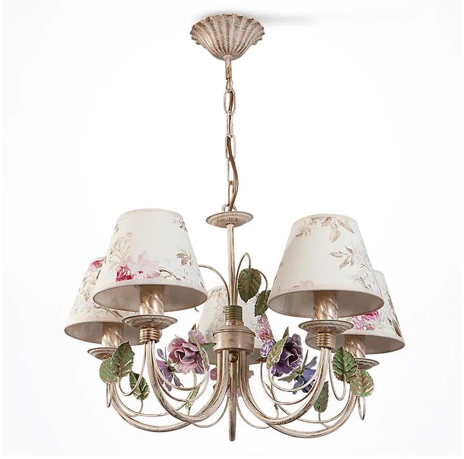 Luster na reťazi CAMELLIA 5XE14/40W/230V 47 cm