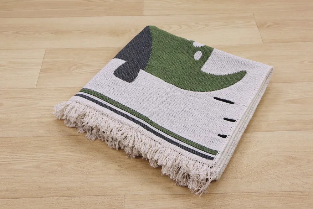 Praktik home, TRHÁK: Detský kusový koberec Natur Dinosaurus, 120x170, zelená, detská izba