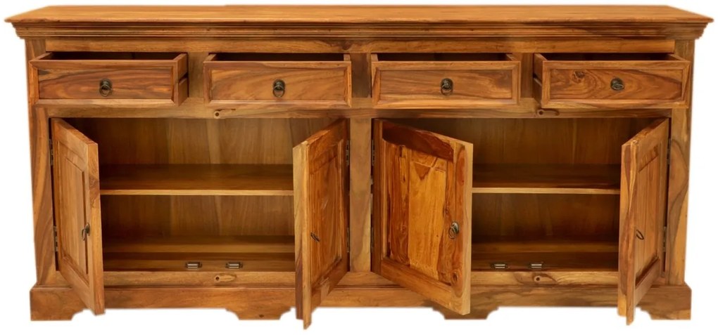 furniture-nabytek.cz - Komoda velká masiv z dřeva palisandr 200x90x45