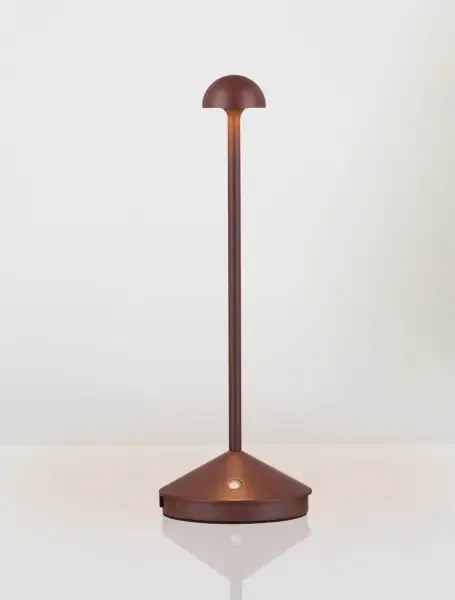 Vonkajšia stolová lampa Lumo hnedá