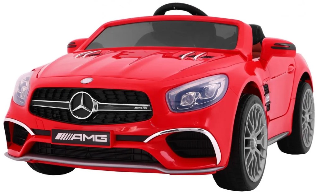 LEAN TOYS ELEKTRICKÉ AUTÍČKO MERCEDES AMG SL65 - NELAKOVANÉ - ČERVENÉ MOTOR 2x35W - BATÉRIA 12V/7Ah - 2023