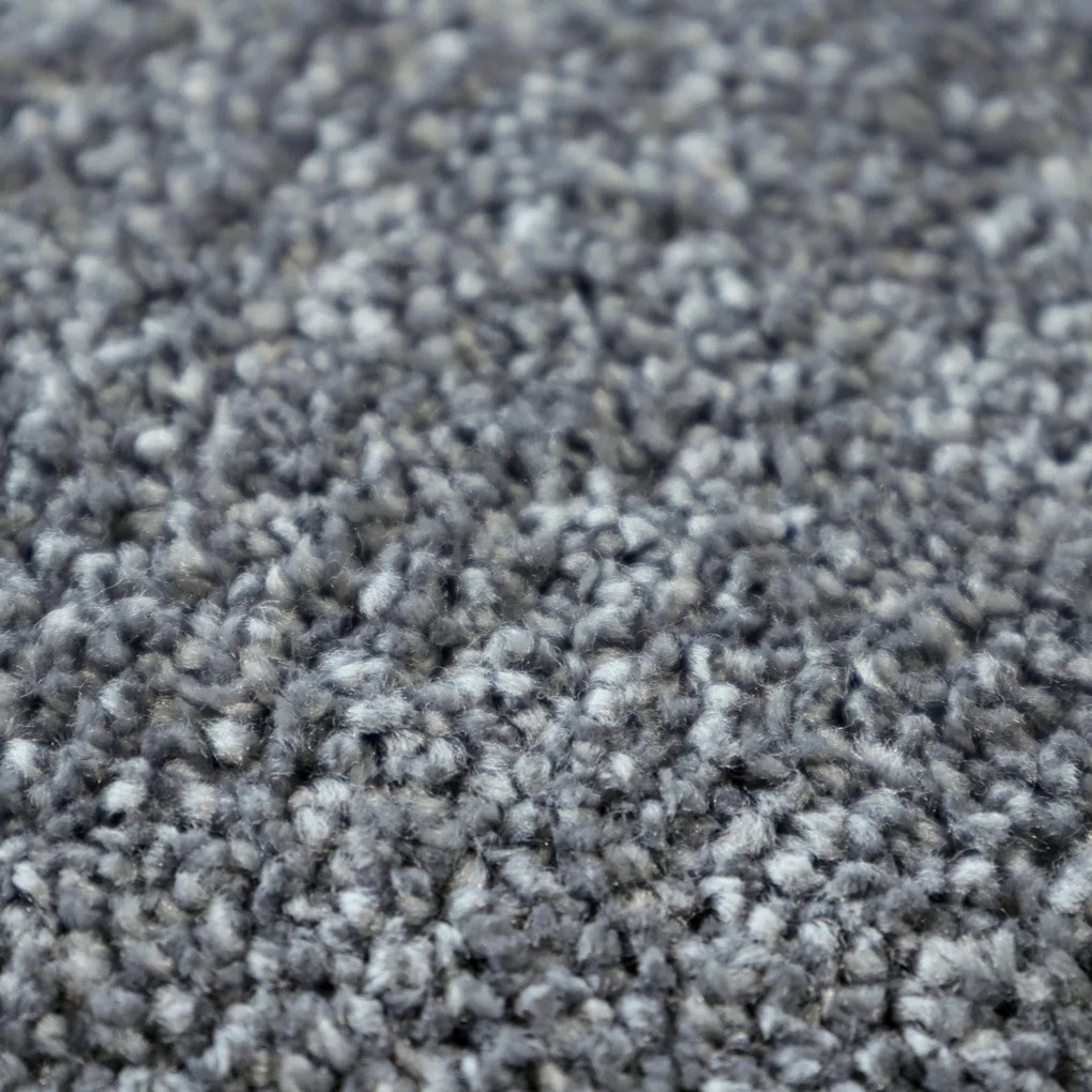 Metrážny koberec Feliz 096, na mieru, šíře 4m, šedá, filc, detská izba, ITC