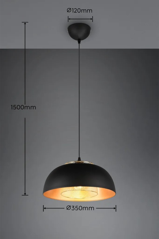 Luster Punch, čierno-zlatý