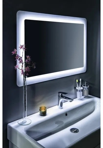 Gedy - Nástenný dávkovač mydla PIRENEI 110 ml mliečne sklo/lesklý chróm