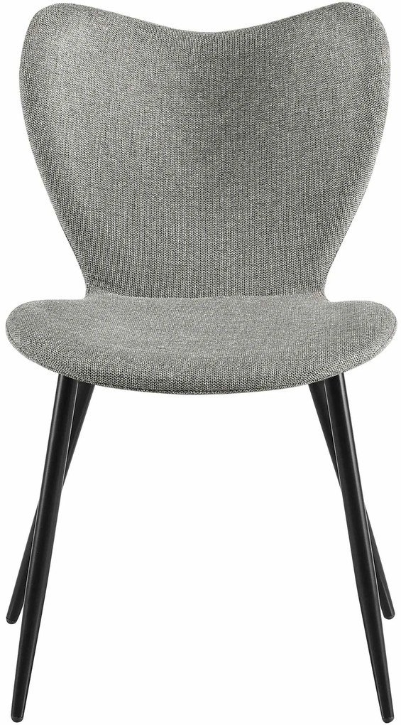 Jedálenská stolička Maika látka - sivá