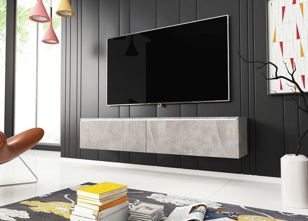 TV stolík Lancome 140, beton
