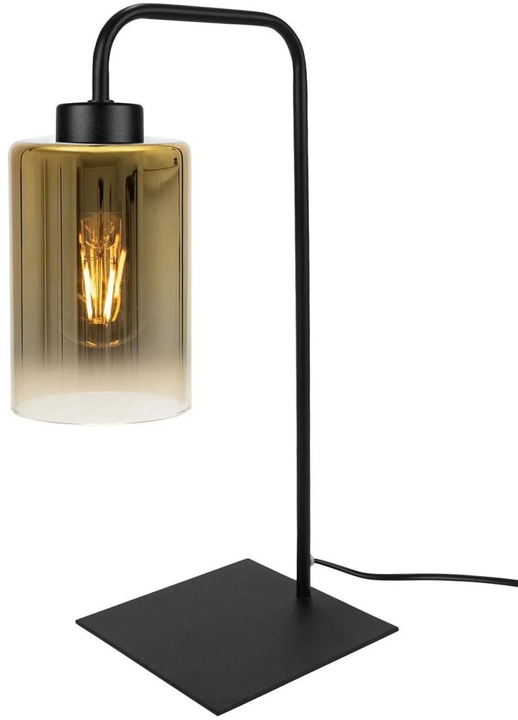 Stolová lampa HELLA, 1x sklenené tienidlo (výber z 3 farieb)