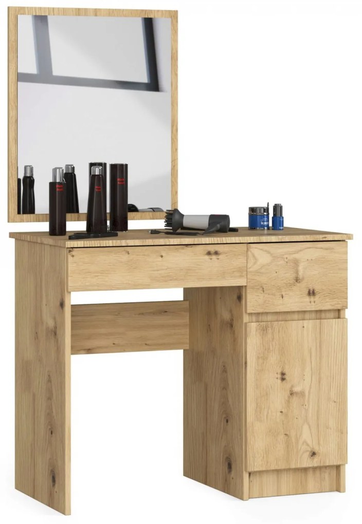 Toaletný stolík P-2/SL 500x600 pravá - dub artisan