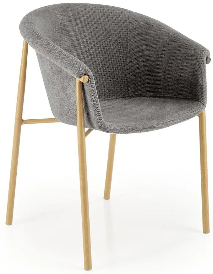 Stolička K489 sivá