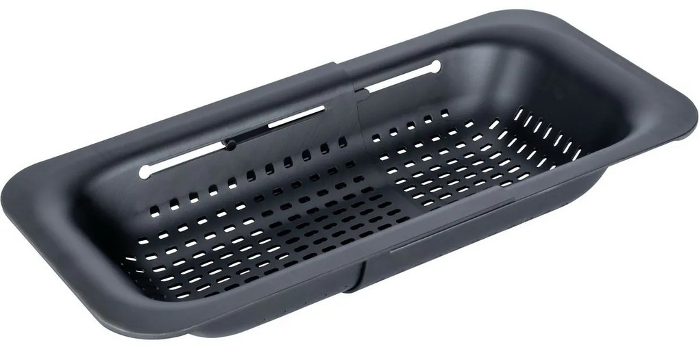 Wenko Teleskopické sito do drezu Sivo 36,5-50 cm, čierna