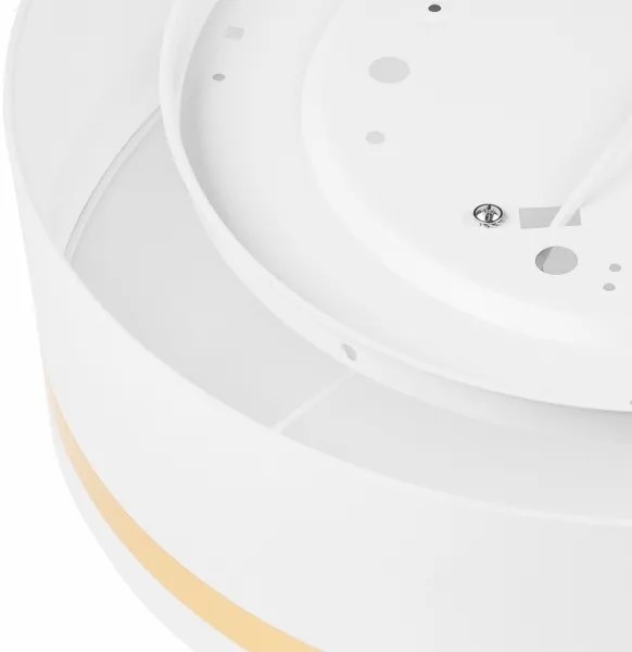 Stropné svietidlo SIRJA STRIPE 4xE27/15W/230V pr. 45 cm biela