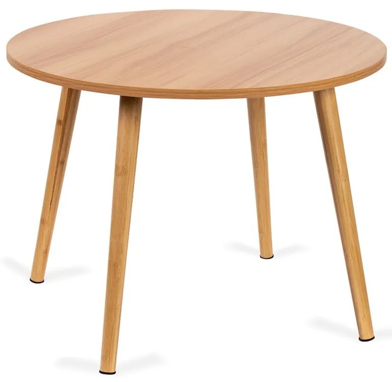 Okrúhle konferenčné stolíky v prírodnej farbe v súprave 2 ks ø 60 cm Luke – Bonami Essentials