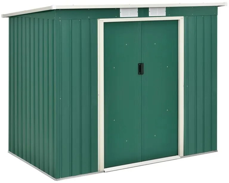 Záhradný domček na náradie, 267 x 181 cm, tmavozelený
