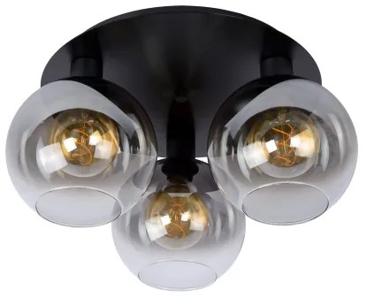 Lucide 74114/03/30 - Stropné svietidlo MARIUS 3xE27/40W/230V čierna