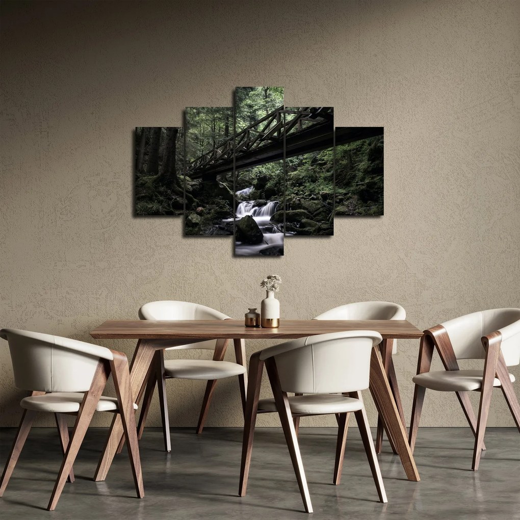 Obraz z čierneho lesa (150x105 cm)