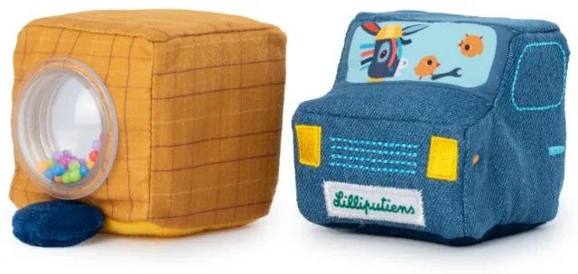 Lilliputiens - ťahacie nákladné autíčko - oslík Ignác