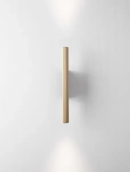 LED čierno-zlaté svietidlo na stenu Paron