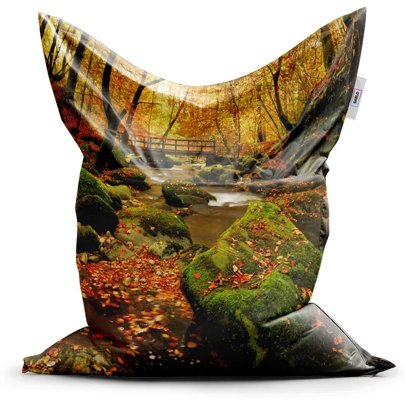 Sablio Sedací vak Most v lese - 150x100 cm