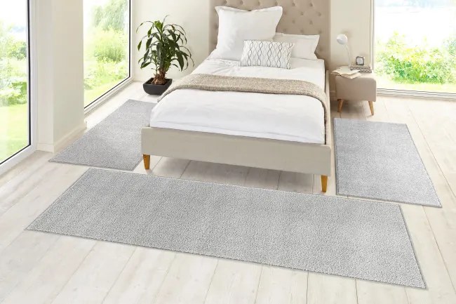 Spálňová sada kobercov Hanse Home PURE Velours sivá