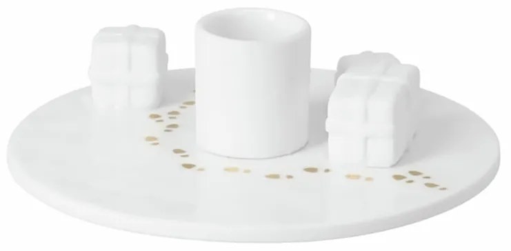 räder Porcelánový svietnik Santa's Workshop