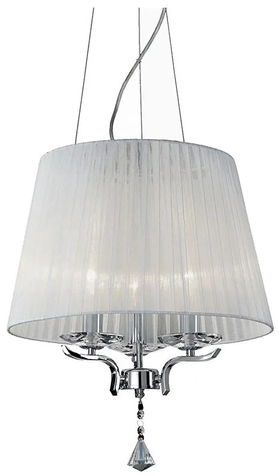 Ideal Lux - Luster na lanku PEGASO 3xE14/28W/230V pr. 40 cm lesklý chróm