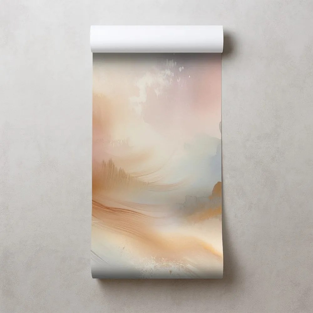 Fototapeta pastelové abstraktné akvarelové ťahy