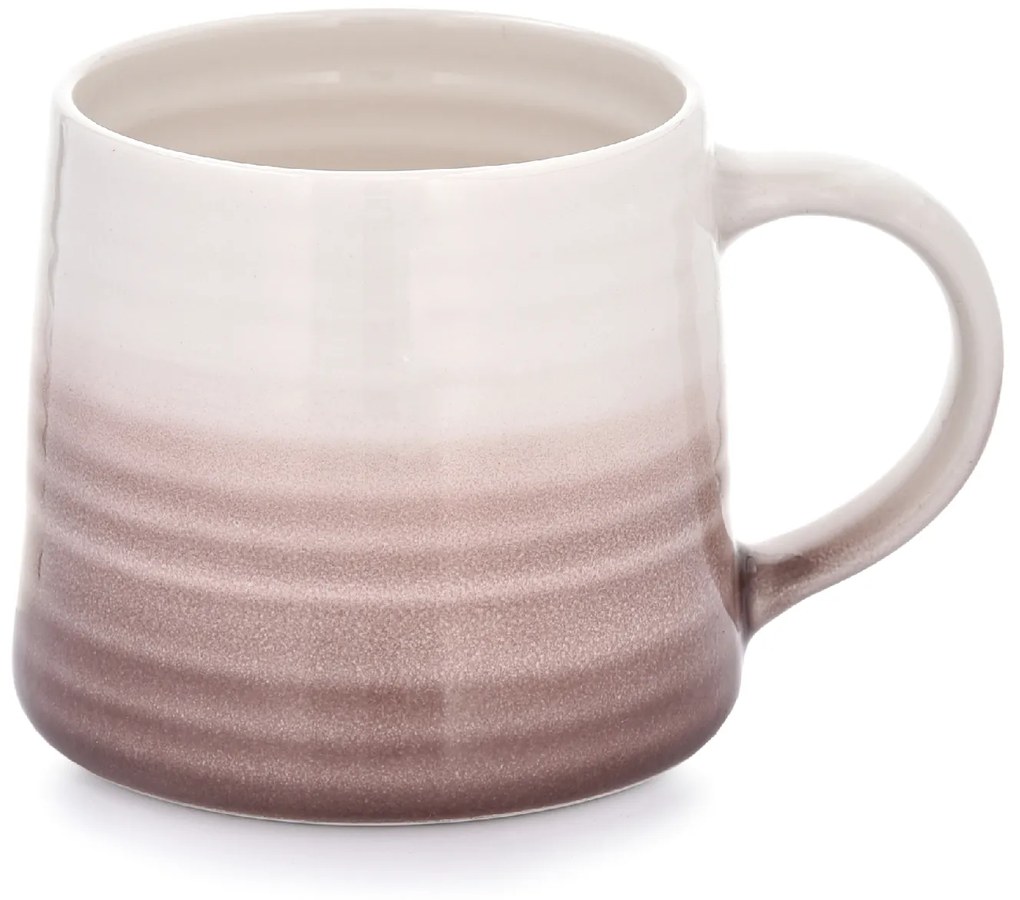 Hrnček s hnedým ombre efektom Fern 350 ml – porcelánový hrnček