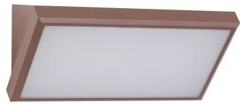 Brilagi-LED Vonkajšie nástenné svietidlo so senzorom TRIANGLE LED/20W/230V hnedé IP65