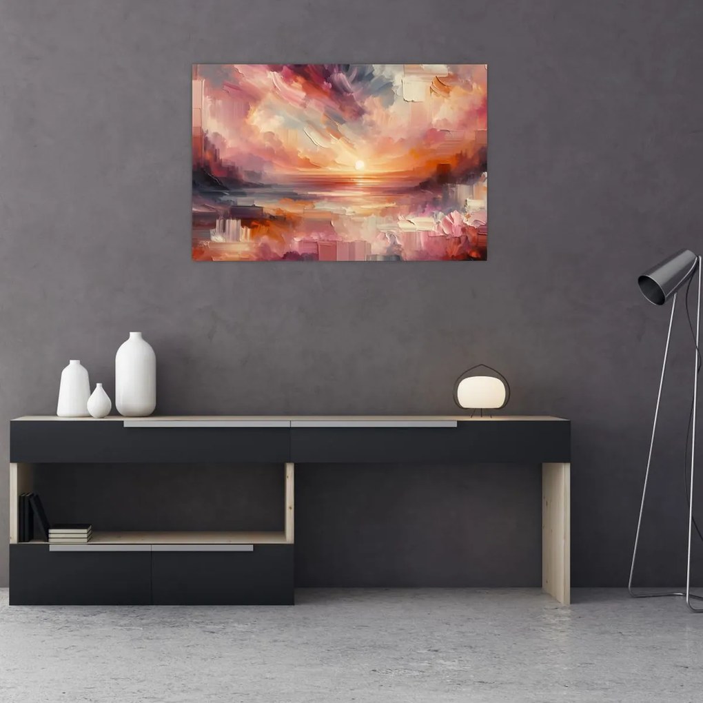 Obraz - Maľované červánky (90x60 cm)