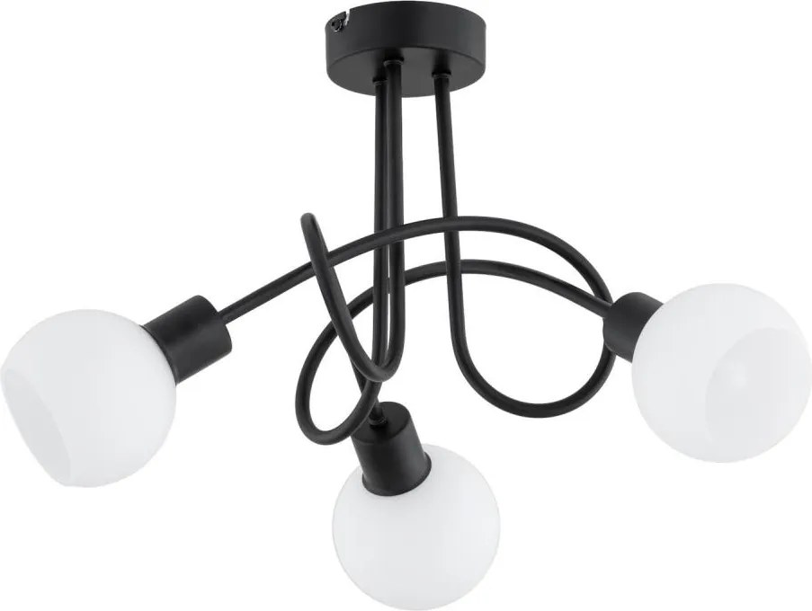 Prisadený luster ERYKA 3xE14/10W/230V čierna