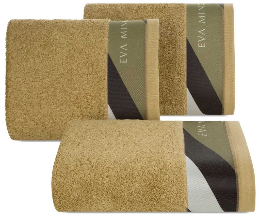 BAVLNENÝ UTERÁK EVA MINGE1 70X140 CM BÉŽOVÁ