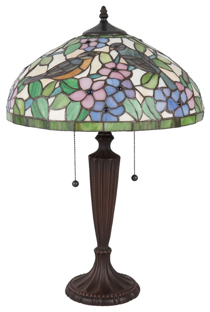 Stolová vitrážová lampa Tiffany Ø41*60