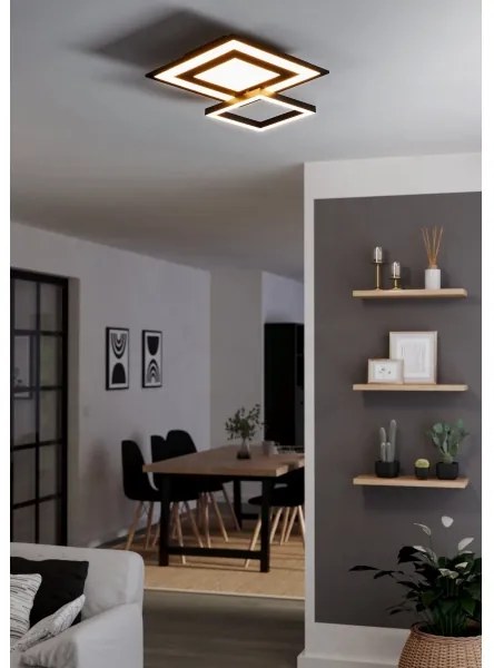 Eglo 900025 - LED RGBW Stmievateľné stropné svietidlo SALITERAS-Z LED/21,6W/230V